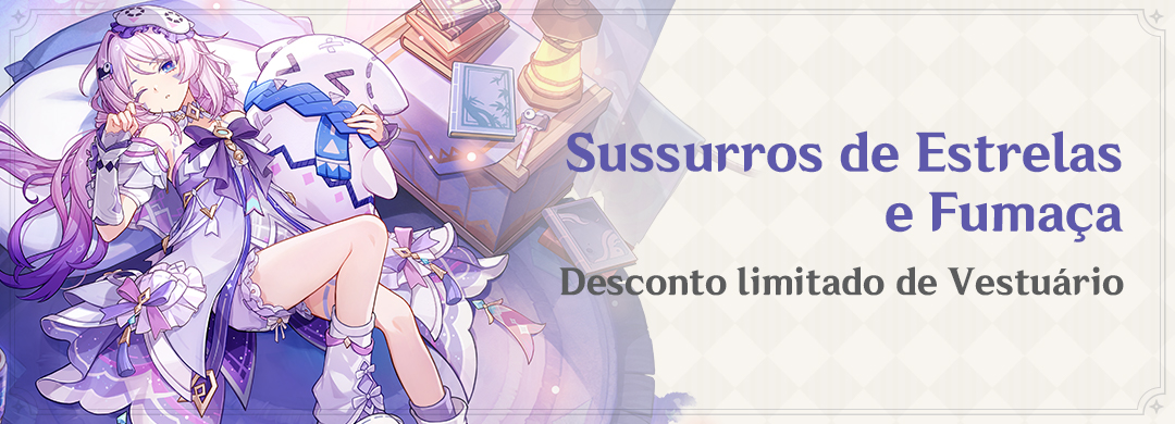 Desconto por Tempo Limitado no Vestuário "Sussurros de Estrelas e Fumaça"