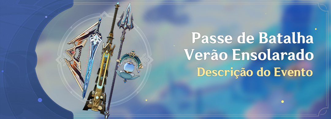 Descrição do Evento "Passe de Batalha Verão Ensolarado"
