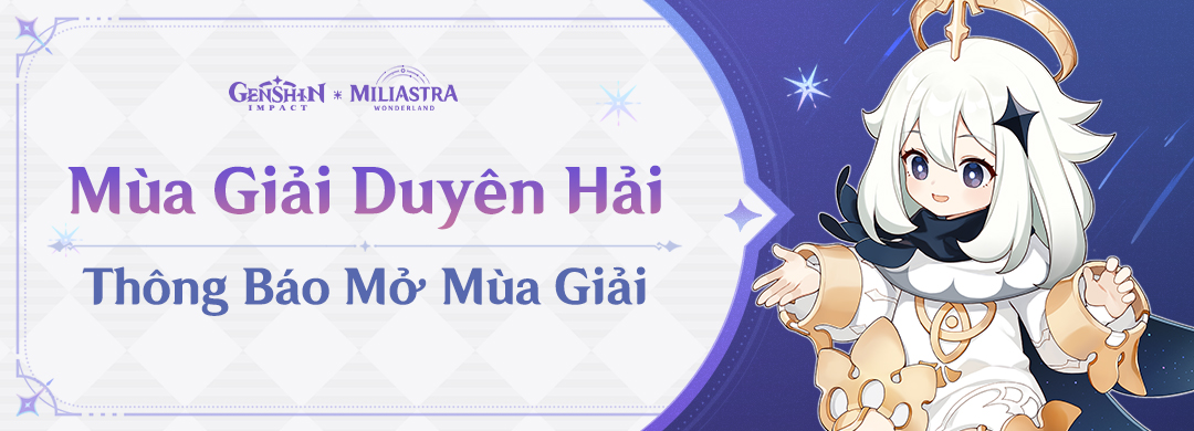 Thông Báo Mở Mùa Giải "Mùa Giải Duyên Hải"
