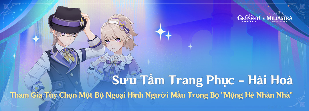 Sưu Tầm Trang Phục - Hài Hoà: Tham Gia Tùy Chọn Một Bộ Ngoại Hình Người Mẫu Trong Bộ "Mộng Hè Nhàn Nhã"
