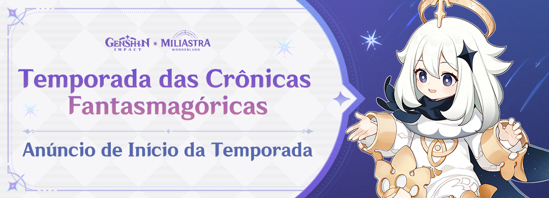 Anúncio de Início da "Temporada das Crônicas Fantasmagóricas"