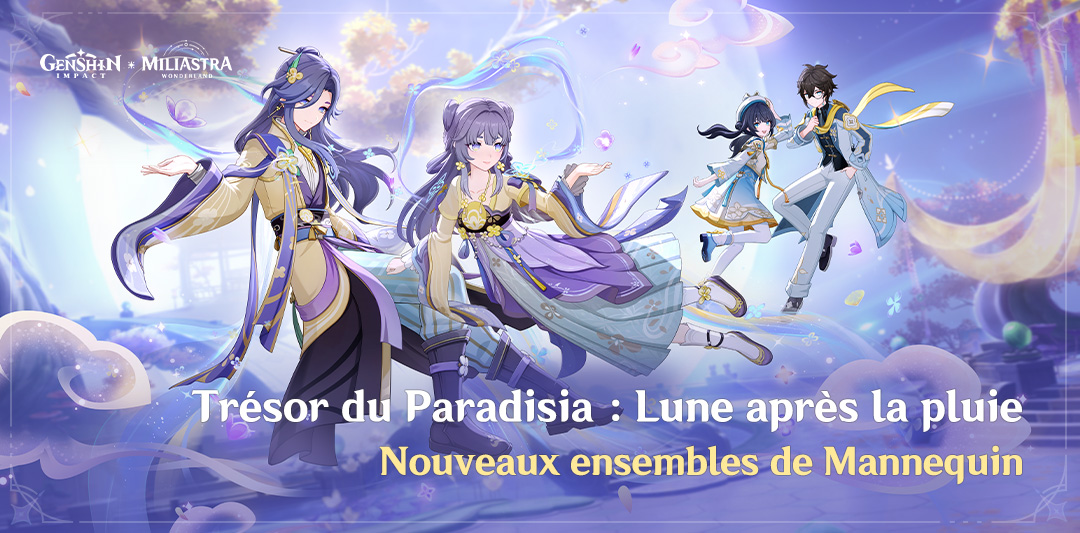 Nouveaux ensembles de Mannequin « Trésor du Paradisia : Lune après la pluie »